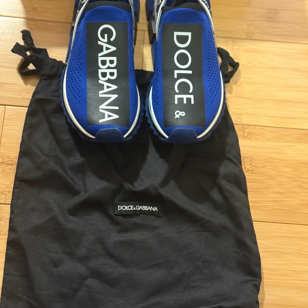 Dolce & Gabbana Royal Blue Athletic Shoes